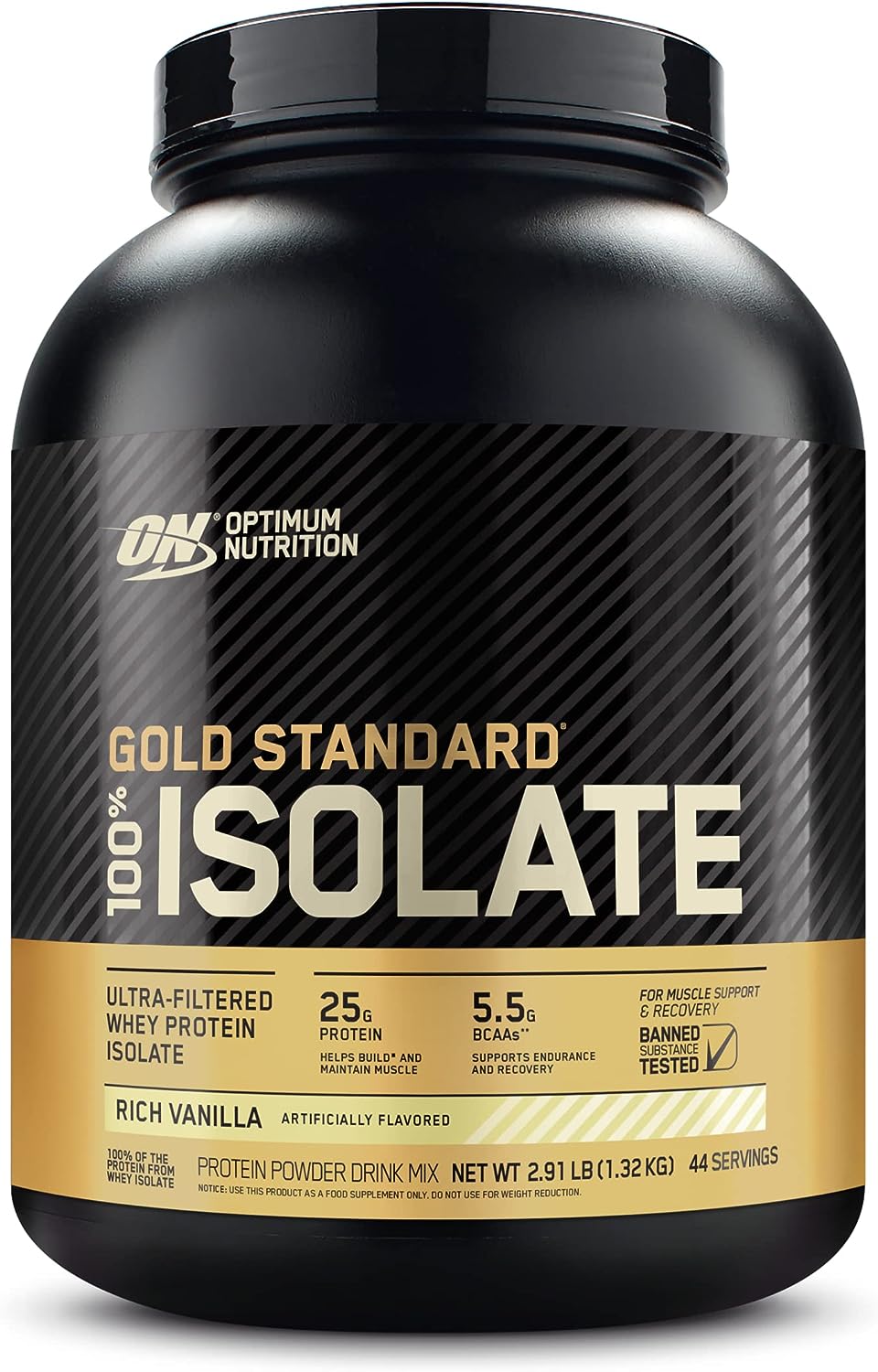 پروتئین گلد استاندارد اورجینال مدل Gold Standard 100 Isolate - ارسال 10 الی 15 روز کاری
