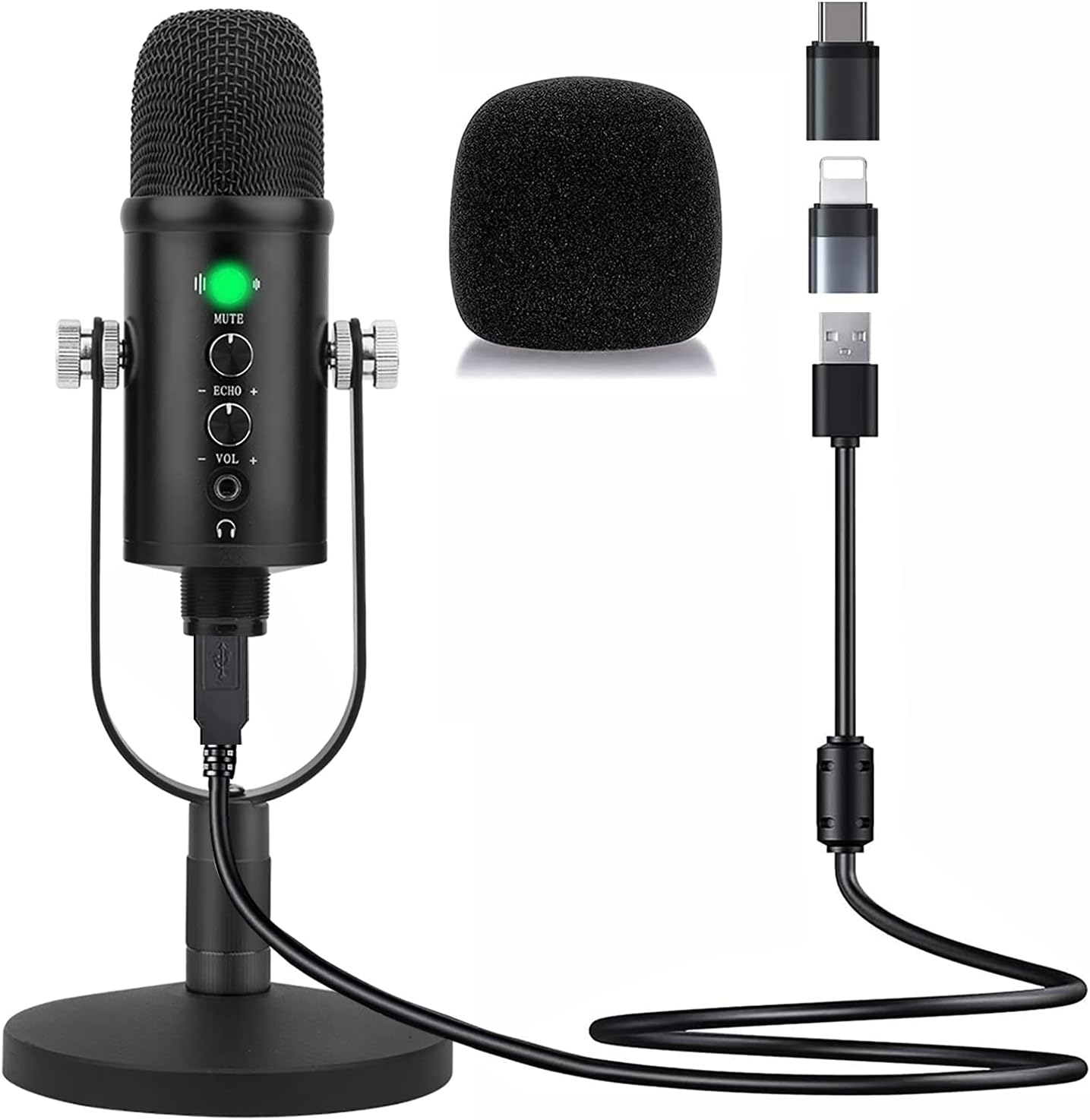 میکروفون خازنی مدل Angju USB Condenser Microphone - ارسال ۱۰ الی ۱۵ روز کاری