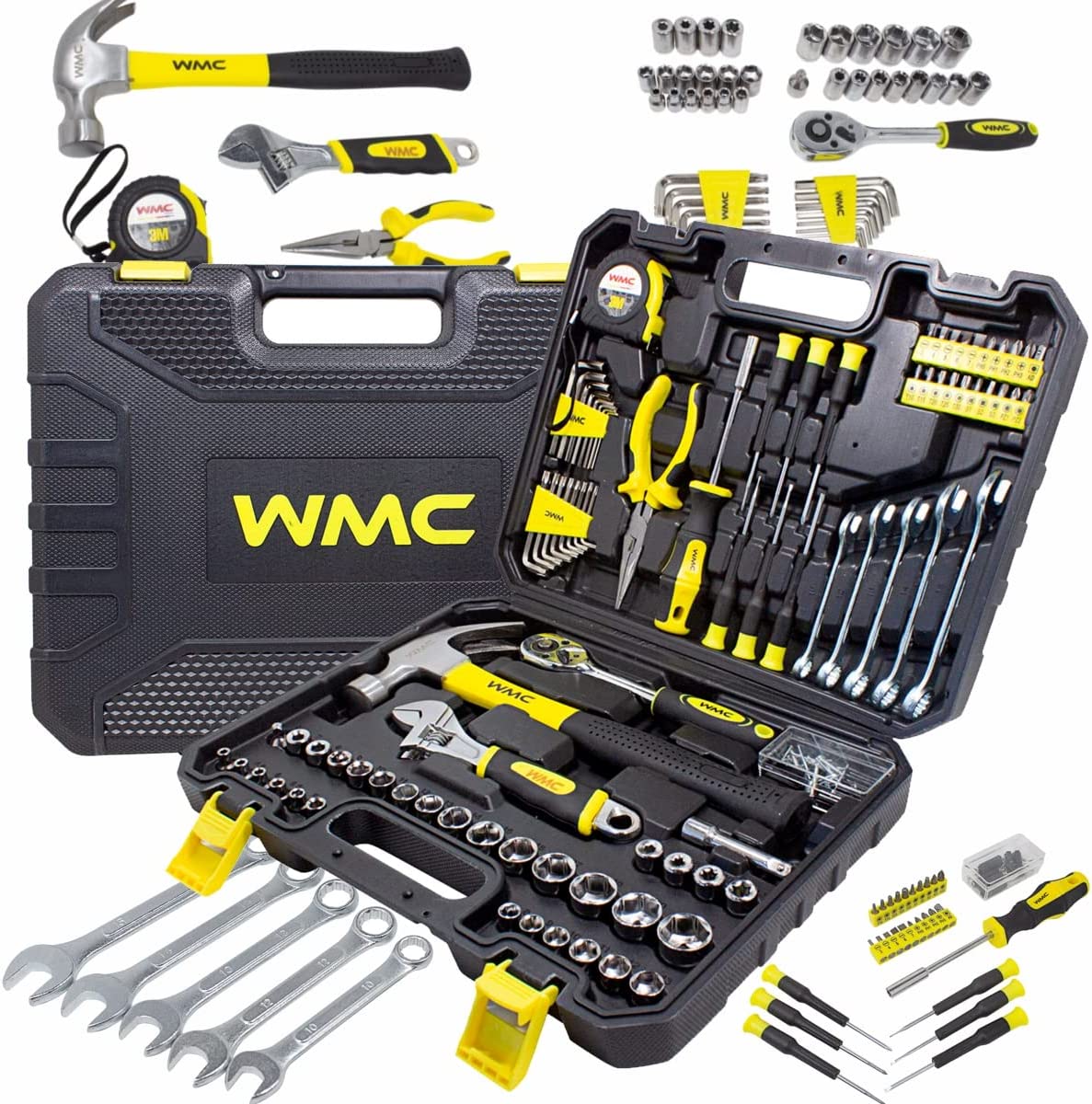 کیت ابزار دستی 128 قطعه WMC A set of tools for home and work 128 pcs for Home - ارسال ۱۰ الی ۱۵ روز کاری