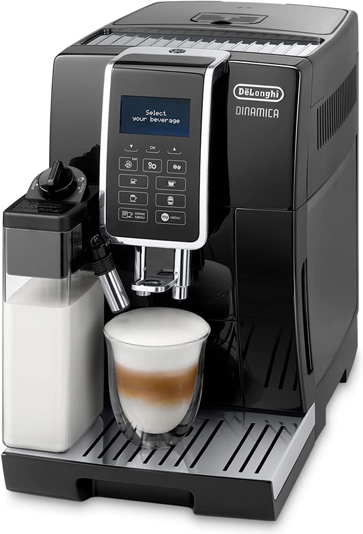 دستگاه قهوه ساز تمام اتوماتیک دانه به فنجان با آسیاب داخلی دلونگی مدل DeLonghi Ecam350.55.B - ارسال الی 10 الی 15 روز کاری